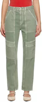 Зеленые джинсы AGOLDE Cooper