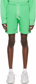 Зеленые хлопковые шорты Acne Studios