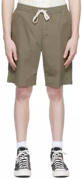 Зеленые хлопковые шорты rag & bone