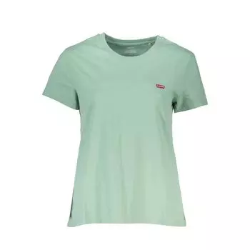Зеленые хлопковые топ и футболка Levis