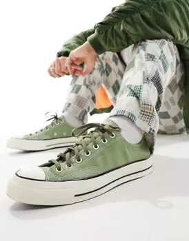 Зеленые кроссовки Converse Chuck 70s OX