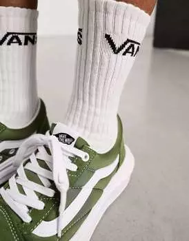 Зеленые кроссовки Vans Old Skool Overt