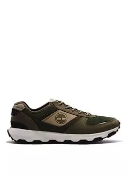 Зеленые мужские кожаные кроссовки TB0A5WYG9911 Timberland