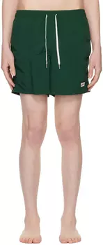 Зеленые плавательные шорты с кулиской Bather