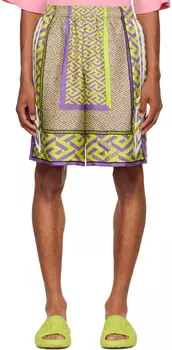 Зеленые шорты \La Greca\"" Versace