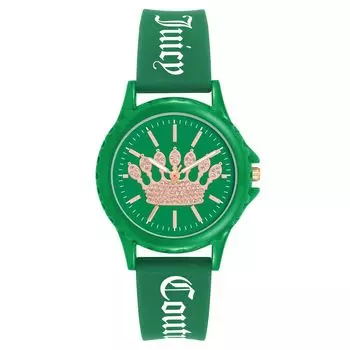 Зеленые силиконовые часы Juicy Couture