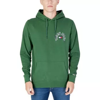 Зеленый хлопковый свитер Tommy Jeans