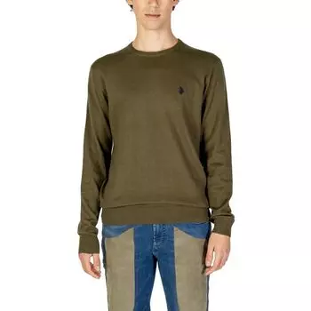 Зеленый хлопковый свитер U.S. Polo Assn.