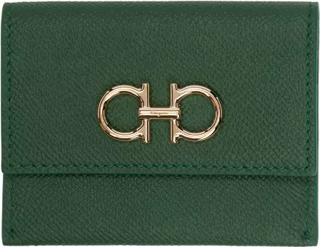 Зеленый кошелек Gancini Ferragamo