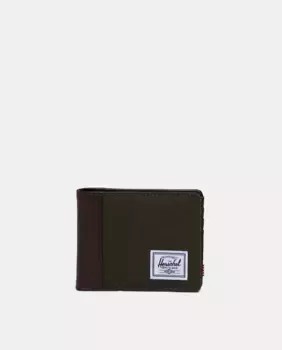 Зеленый кошелек Hank с блокировкой RFID Herschel, зеленый