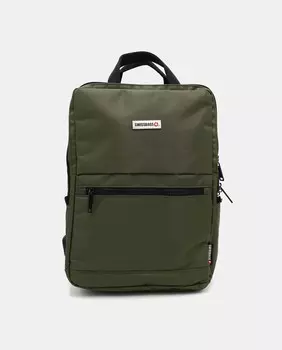 Зеленый противоугонный рюкзак Mobility Business с внешним карманом Swissbags, зеленый