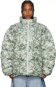 Зеленый пуховик на миллион долларов VETEMENTS