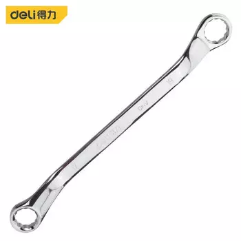 Зеркало Deli, двойной ключ Torx из хромованадиевой стали, серебро 32x34 мм DL33226 1 шт.