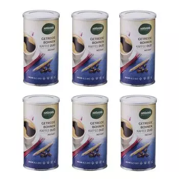 Зерновой кофе дуэт, растворимый, 6 х 100 г Naturata