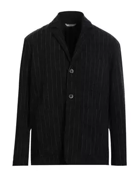 Жакет Barena Flannel Pinstriped, черный