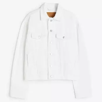 Жакет H&M Denim, белый