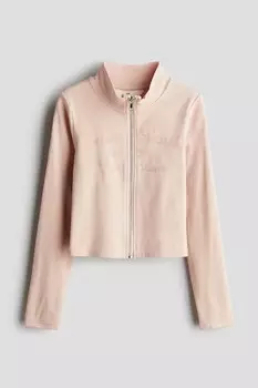 Жакет из джерси с мотивом H&M, розовый