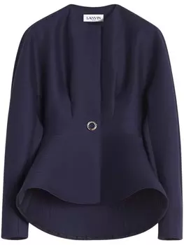 Жакет с баской Lanvin, синий