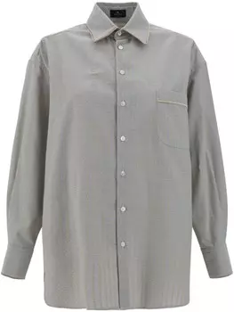 Жаккардовая рубашка ETRO, серый
