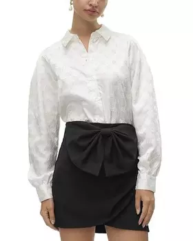 Жаккардовая рубашка Vero Moda Viga, белый