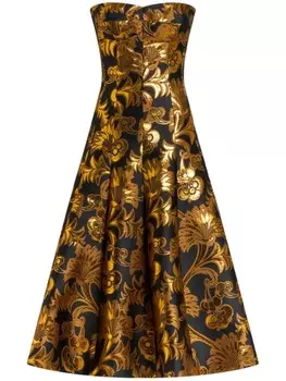 Жаккардовое платье ETRO, черный