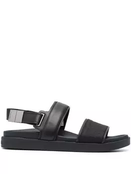 Жаккардовые сандалии Calvin Klein, черный