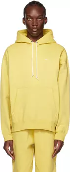 Желтая худи с вышивкой Nike