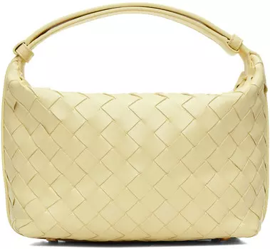 Желтая мини-сумка Wallace Bottega Veneta