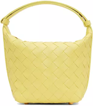 Желтая сумка Candy Wallace Bottega Veneta