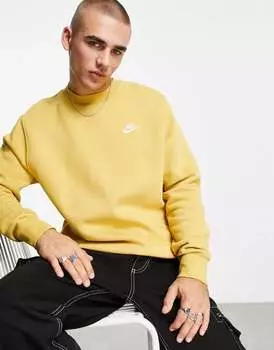 Желтая толстовка Nike Club