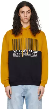 Желто-черная толстовка с капюшоном \International\"" VTMNTS