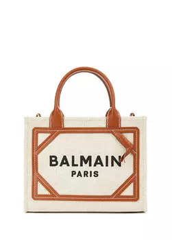 Желто-коричневая женская сумка Balmain