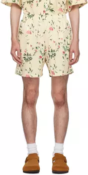 Желтые тренировочные шорты John Elliott