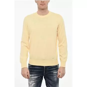 Желтый хлопковый свитер Dsquared2, Yellow