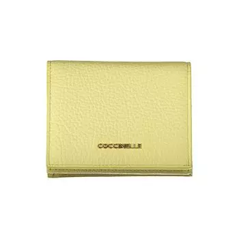 Желтый кожаный кошелек Coccinelle