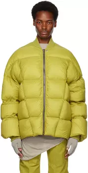 Желтый пуховик Rick Owens