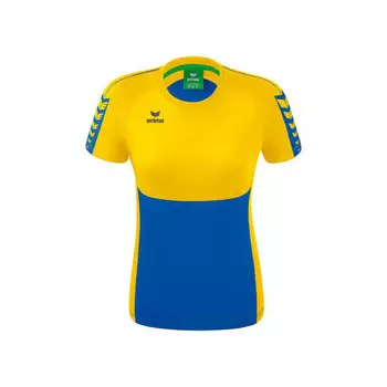 Женщина из Джерси Erima Six Wings, синий/сапфировый синий/желтый