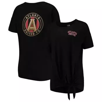 Женская черная футболка 5th & Ocean от New Era Atlanta United FC Slub New Era