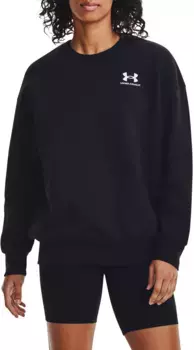 Женская флисовая футболка оверсайз Under Armour Icon, черный