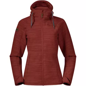 Женская флисовая куртка Hareid Bergans, красный