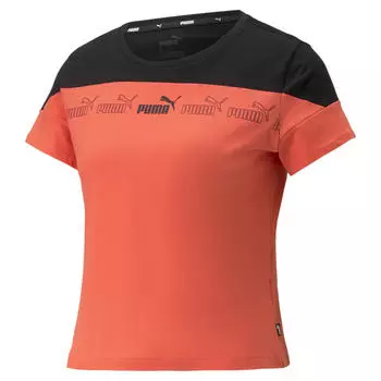 Женская футболка Around the Block PUMA, черный/лососевый розовый