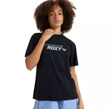 Женская футболка Boundless Spirit Roxy, чёрный