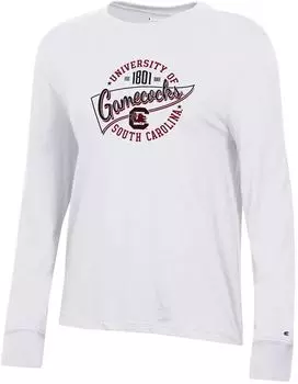 Женская футболка Champion South Carolina Gamecocks Garnet Core с длинными рукавами