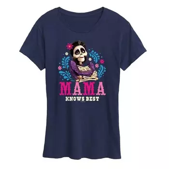 Женская футболка Disney's Coco Mama Knows Best с рисунком, темно-синий