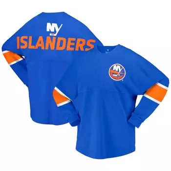 Женская футболка из джерси с длинным рукавом Fanatics Royal New York Islanders Fanatics
