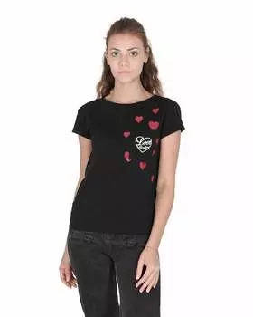 Женская футболка Love Moschino, черный