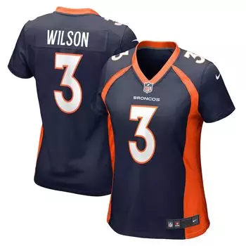 Женская футболка Nike Russell Wilson Navy Denver Broncos Alternate Game Nike