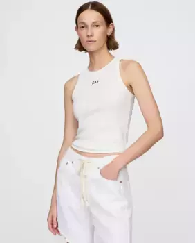 Женская футболка с логотипом Gap, белый
