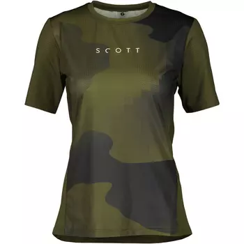 Женская футболка Trail Vertic Scott, оливковый