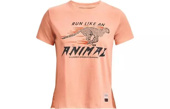 Женская футболка Under Armour, цвет Pink